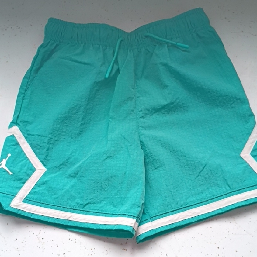 Air Jordan Boys Teal Windbreaker Basketball Shorts Nwt New With Tags Small